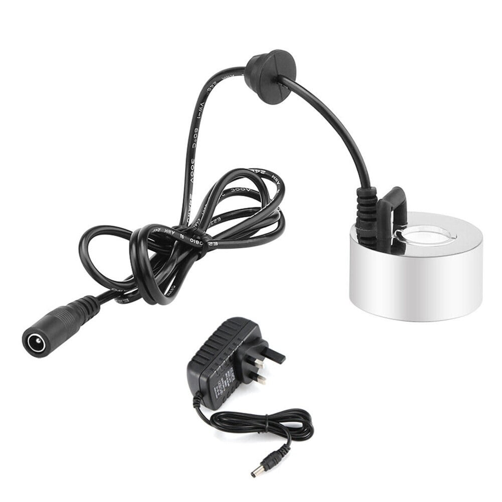 Mini Ultrasonic Mist Maker Light Fogger Water Fountain Pond Fog Machine