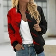 thumbnail image 1 of LOVZFMLL Vestes pour Femmes Cardigan Imprimé Veste Zippée Veste à Manches Longues Veste Décontractée, 1 of 5
