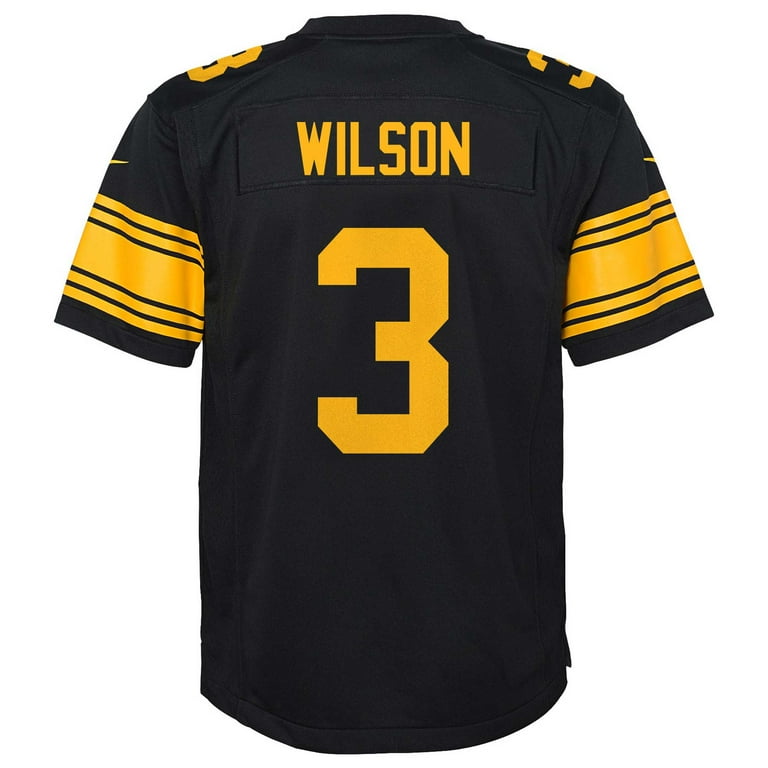 Youth Nike Russell Wilson Black Pittsburgh Steelers Alternate Player Game Jersey Youth Nike Russell Wilson Black Pittsburgh Steelers Alternate Player Game Jersey