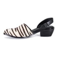 thumbnail image 3 of Diba True Womens Pri Ority Zebra Slingback  Flats Casual Shoes, 3 of 5
