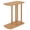 Natural 1pc, variant on ELLEGNT 1 PCS Compact C-Table in Solid Teak – with Thickened Top for Small Spaces