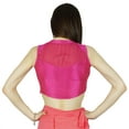 thumbnail image 7 of Phagun Designer Crop- Top Choli Dupion And Georgette Ready- Made Blouse, 7 of 7