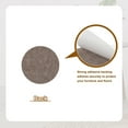 thumbnail image 3 of Round Felt Furniture Pads, 40Pack 0.6" Dia x 0.12" Thick Adhesive Backed Felt Non-slip Anti-scratch Felt Pads Chair Leg Protectors for Protecting Hardwood Floor, Brown, 3 of 7