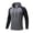 Gray, variant on Blczomt Men Hoodie Casual Workout Pullover Red Color Block Long Sleeve Men's Fashion