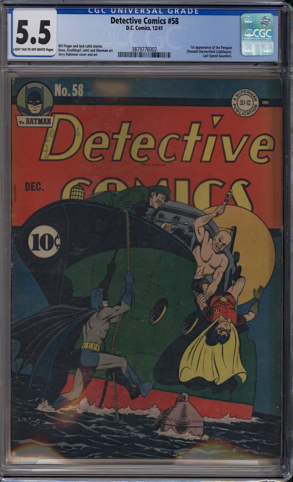 Cover of Detective Comics #58