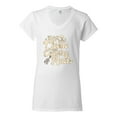 thumbnail image 2 of Wild Bobby, Y'all Need Jesus & Country Music, Pop Culture, Women Standard V-Neck Tee, White, XX-Large, 2 of 4