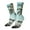 White, variant on Vintage Surf Van Beach Crew Socks for Men & Women, Breathable Casual Athletic Ankle Socks
