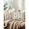 thumbnail image 2 of Outdoor Pillows Waterproof, Spring Floral Bedding Throw Pillows with Insert for Couch Sofa Bed, Summer Lemons Farmhouse Art Watercolor 12x20 Inch Pillowcases Decorative Camping Patio Pillow Set of 2, 2 of 8