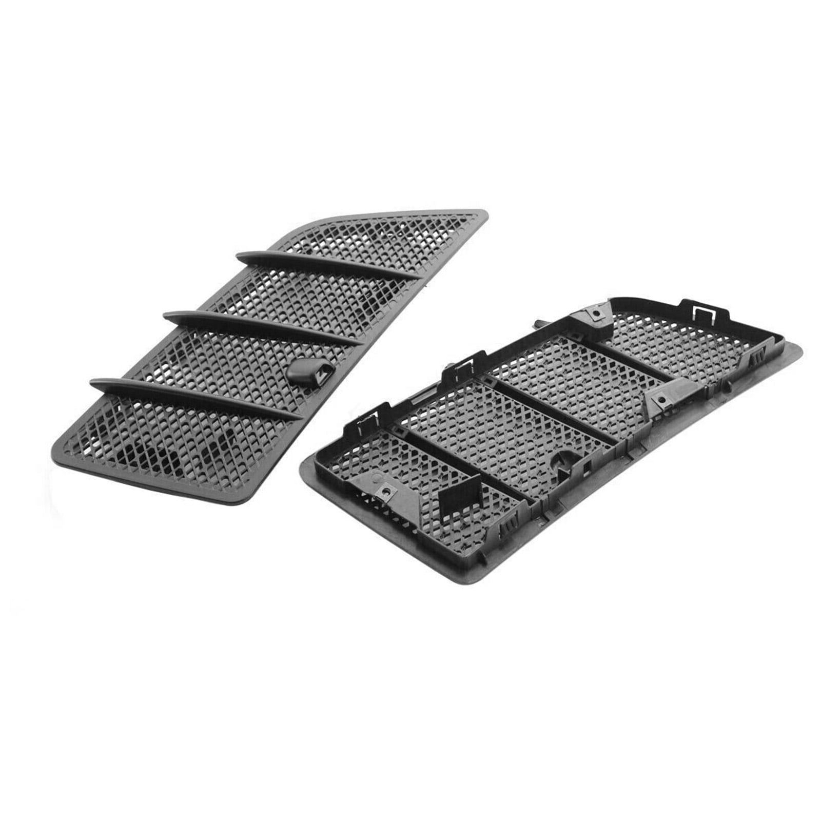 NAVOROGE 2Pcs Hood Air Vent Grille Cover For Mercedes W164 ML & GL Class 2008-11