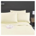 thumbnail image 2 of saney XL Stripe Sheet Set - Luxury Hotel 1800 Premier Bedding Sheets & Pillowcases - Ultra Soft Breathable & Cooling Bed Sheets - Wrinkle Resistant - 4 Piece Set - XL, Ivory, 2 of 7