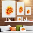 thumbnail image 3 of Beautiful Yellow Watercolor Flower - Floral Canvas Art Print, 3 of 4