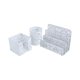 thumbnail image 2 of Easypag Cute Office Supplies Juego De Accesorios Y Organizador De Escritorio De 3 Piezas - Clasificador De Letras Porta Bolígrafos Porta Notas Adhesivas Blanco, 2 of 5