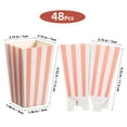 thumbnail image 2 of ELAYARD 48 Pcs Popcorn Boxes Popcorn Containers French Fry Holders Popcorn Individual Bags Treat Bags For Party, 2 of 7