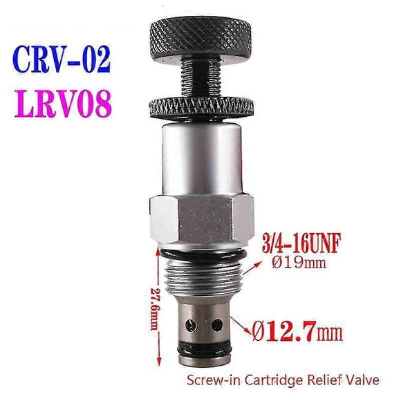 Hydraulic relief valve LRv-08 pressure relief valve manually adjustable pressure valve overload valve threaded cartridge valve system
