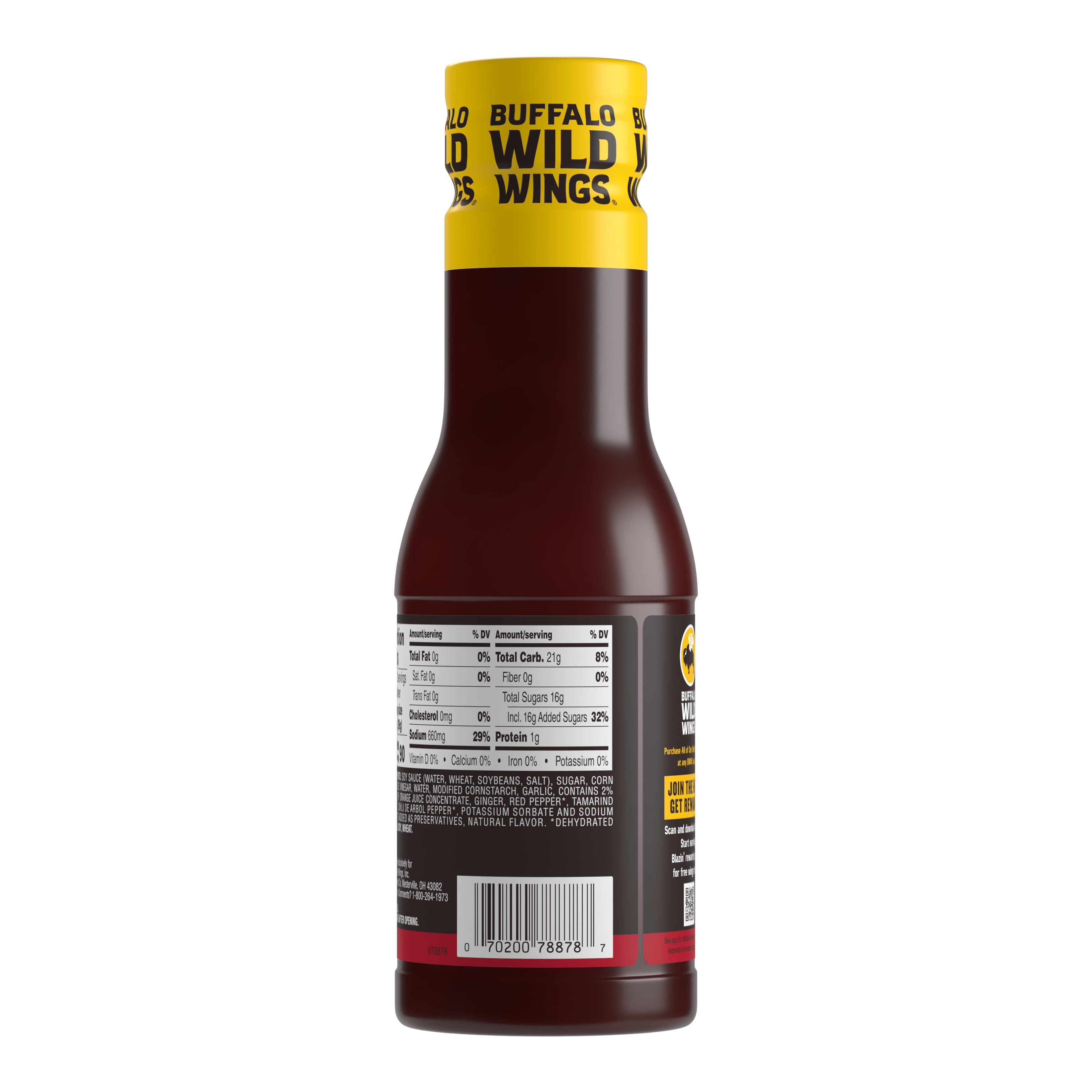 Buffalo Wild Wings General Tso's Sauce, 12 fl. oz.