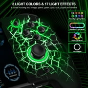 Joypad for Switch Controller, QQV Wireless Switch Pro Controller for Switch/Switch OLED with Wake-up, Programmable, Turbo & RGB