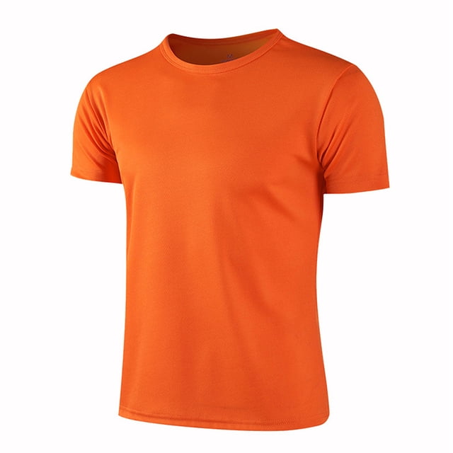 Women Men Quick Drying Short Sleeve Tees Summer Gym Running O-Neck T-Shirt Training Exercise Gym Sport Blank Tops For Printing