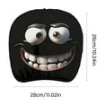 thumbnail image 3 of Lovely Smiling Designs Auto Headrest Protectors Soft Polyester Fabric Headrest Covers For Most Cars With Easy Maintenance, 3 of 8