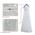 thumbnail image 2 of Wide Gusset Dress Bags for Gowns, Long Evening Dresses & Prom Dresses for Women, Bride, Bridesmaid, Wedding Dress Bag, Dress Garment Bag Women,, 2 of 5