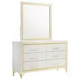 thumbnail image 3 of Lucia 6-drawer Dresser with Mirror White, 3 of 13
