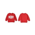 thumbnail image 2 of Toddler Baby Girls Boys Fall Sweatshirt 3 6 12 18 24 Months 2T 3T Letter Print Long Sleeve Round Neck Casual Pullover Tops, 2 of 9
