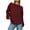 Wine Red, variant on PRETTYGARDEN Women's Winter Sweaters Casual Crew Neck Long Sleeve Pullover Ribbed Knit Loose Fit Sweater Tops