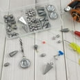 thumbnail image 7 of Fishing Weights Assortment 75pcs Include Pyramid Sinkers Disc Split Shot Bullet Sinkers Saltwater Casting Surf Fishing Catfishing Weights Sinkers Kit with Tackle Box$$Sport & Recreation Other, 7 of 7