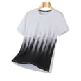 thumbnail image 6 of T Shirts Men Plus Size Short Sleeve Gradient Printing Crew Neck Men Casual Loose Breathable Fast-Drying Ice Silk Blouse, 6 of 6
