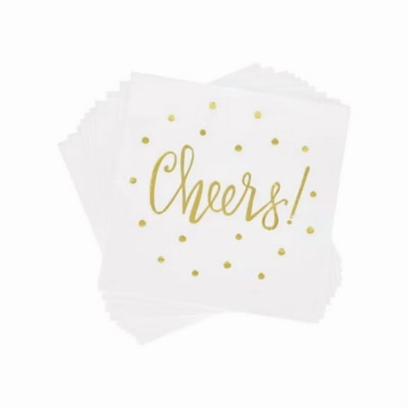 30ct 'Cheers' Beverage Napkins -