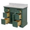 thumbnail image 5 of Sydney 42" Bathroom Vanity with Sage Green Cabinet and Carrara Marble Top, 5 of 6