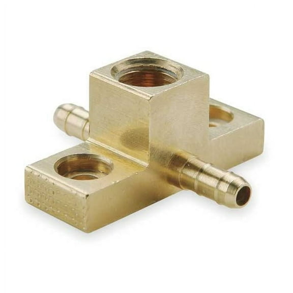 Parker 1/4" x 0.17" Barb Brass Adapter Tee 220-4-2