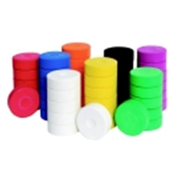 Jack Richeson 2.25 x 0.75 in. Non-Toxic Tempera Paint Cake - Primary Red, Pack 6