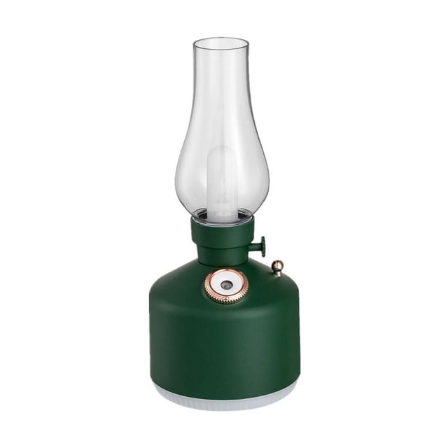 Luz nocturna Humidificador Spray Luz nocturna Retro USB recargable (verde)