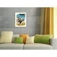 thumbnail image 4 of Méjanes - Camargue France - Abrivado (Bull-Running) by Cattle Herdsman (Gardians) - Vintage Travel Poster by Henry Couve c.1952 - Bamboo Fine Art 290gsm Paper Print (Unframed) 24x32in, 4 of 4