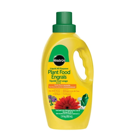 Miracle-Gro Liquid All Purpose Plant Food 12-4-8 950mL