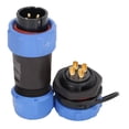 thumbnail image 1 of Waterproof Connector Aviation Male Plug Female Socket ABS 4 Pin 4 Hole for Power Supply, 1 of 14