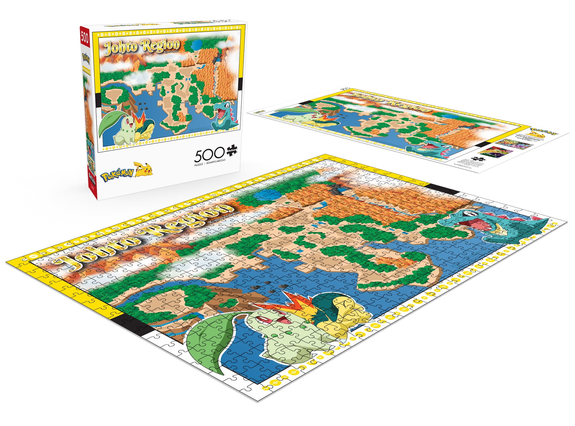 Buffalo Games 500-Piece Pokemon Johto Region Jigsaw Puzzle