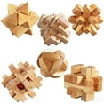 thumbnail image 1 of Rompecabezas de Madera Ormromra Juego de 6 3D para Niños y Adultos, 1 of 4