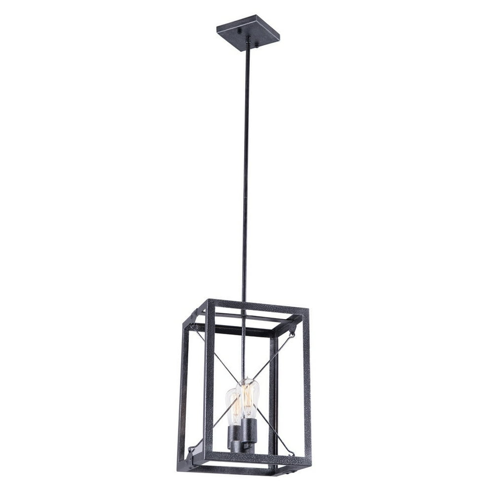 Aztec Lighting Industrial 2-light Black Pendant - Walmart.com - Walmart.com