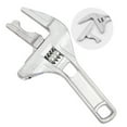 thumbnail image 5 of Llave inglesa Llave ajustable para baño, mango corto y llave de cambio de apertura grande, llave inglesa para baño para mantenimiento de aire acondicionado de tuberías 1 1, 5 of 5