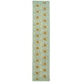 thumbnail image 2 of Safavieh Chelsea Alondra Bordered Wool Runner Rug, Ivory/Blue, 3' x 10', 2 of 12