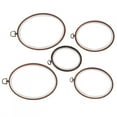 thumbnail image 2 of Embroidery Hoops, Oval Frame Embroidery Frame Cross-Stitch Hoop Ring, Stitching Silk Painting, 2 of 7