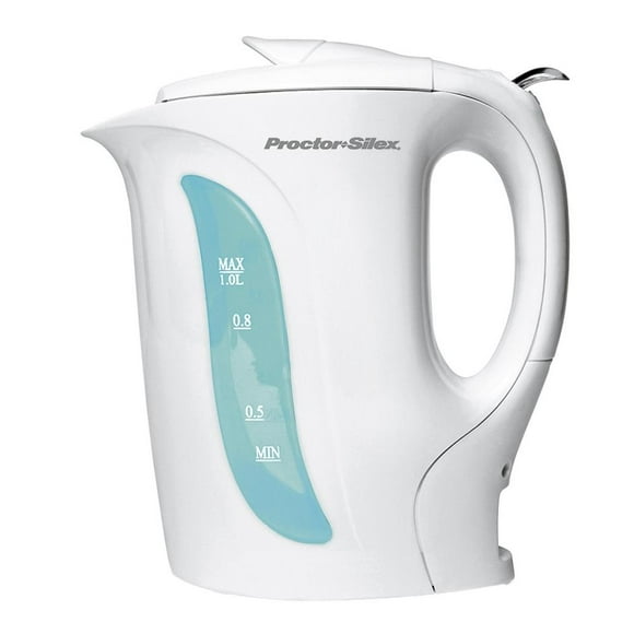 Hervidor de Agua Eléctrico Proctor-Silex 1 Litro Blanco