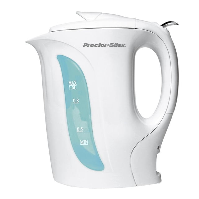 Hervidor de Agua Eléctrico Proctor-Silex 1 Litro Blanco