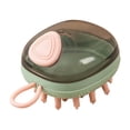 thumbnail image 2 of Mom's Best Cepillo de baño para mascotas, masajeador y cepillado, con dispensador de jabón y champú, exfoliante corporal de silicona suave, color verde menta., 2 of 9