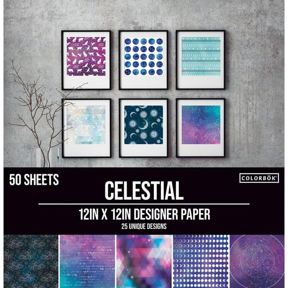 Tablette de papiers décoratifs de 15.2 cm motif marbré Colorbok Papier de 15.2 cm motif marbré