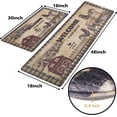 thumbnail image 2 of Farmhouse Kitchen Mat Set Anti Fatigue 2 Piece, Non-Skid Waterproof Kitchen Mats and Rugs Cushioned, Washable Kitchen Rug Chicken Floor Comfort Mats for Kitchen Home, 18'''' x 48'''' + 18'''' x 30'''', 2 of 6