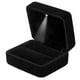 thumbnail image 1 of GBYAN Caja de Anillo de Terciopelo con Caja de Regalo de exhibición de joyería con luz LED para Propuesta, Compromiso, Boda, 1 of 5