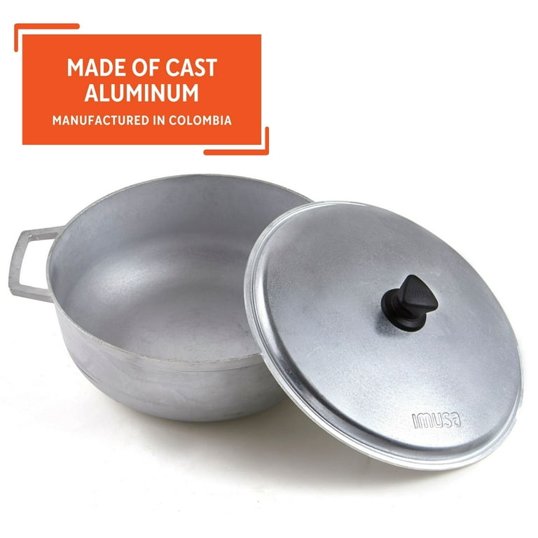 McWare Cast Aluminum 6.7 Quart Caldero Dutch Oven Soup Pot with