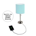 thumbnail image 4 of LimeLights Stick Lamp with Charging Outlet and Fabric Shade, 4 of 8